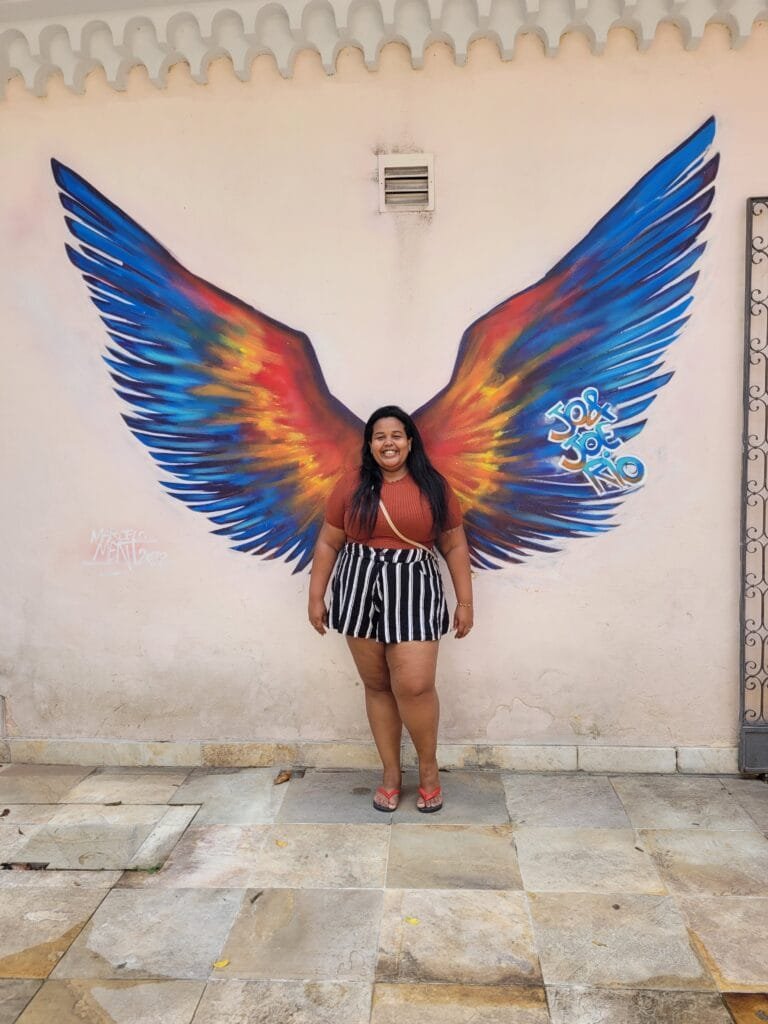 Mural artístico no JO&JOE Rio de Janeiro no Cosme Velho