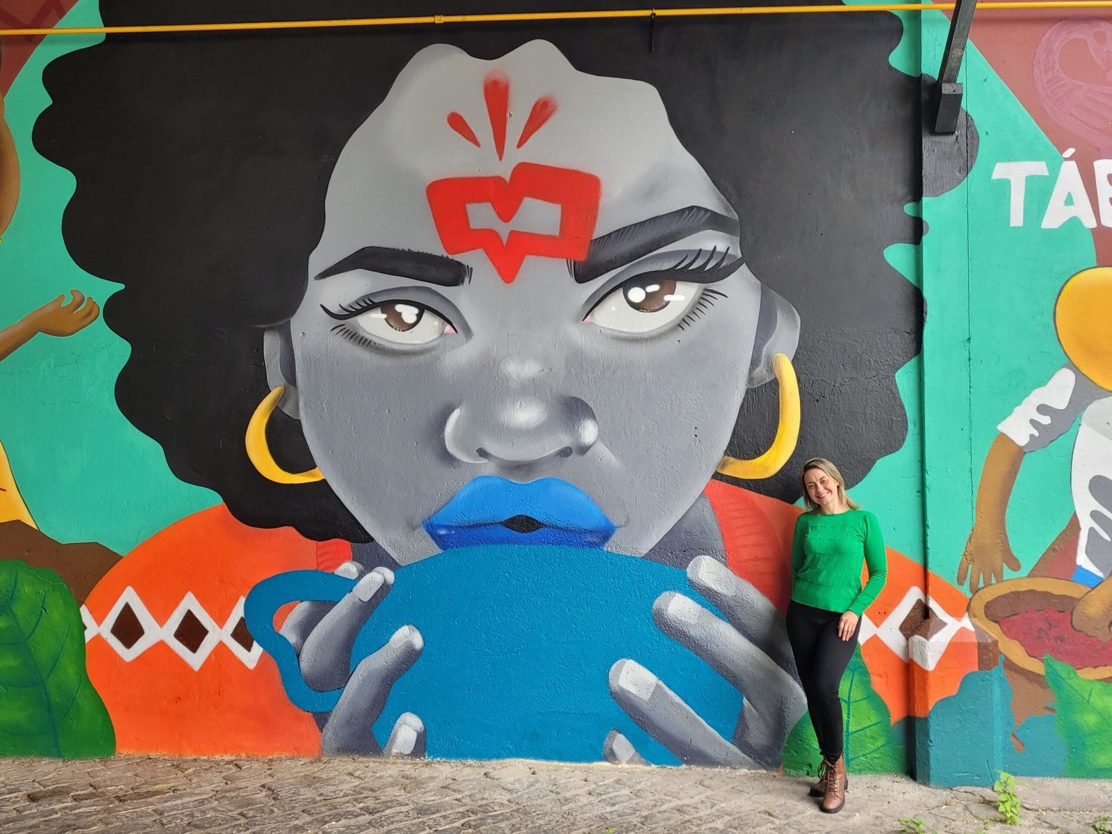 Art mural at the Bhering Factory in Rio's Port Zone