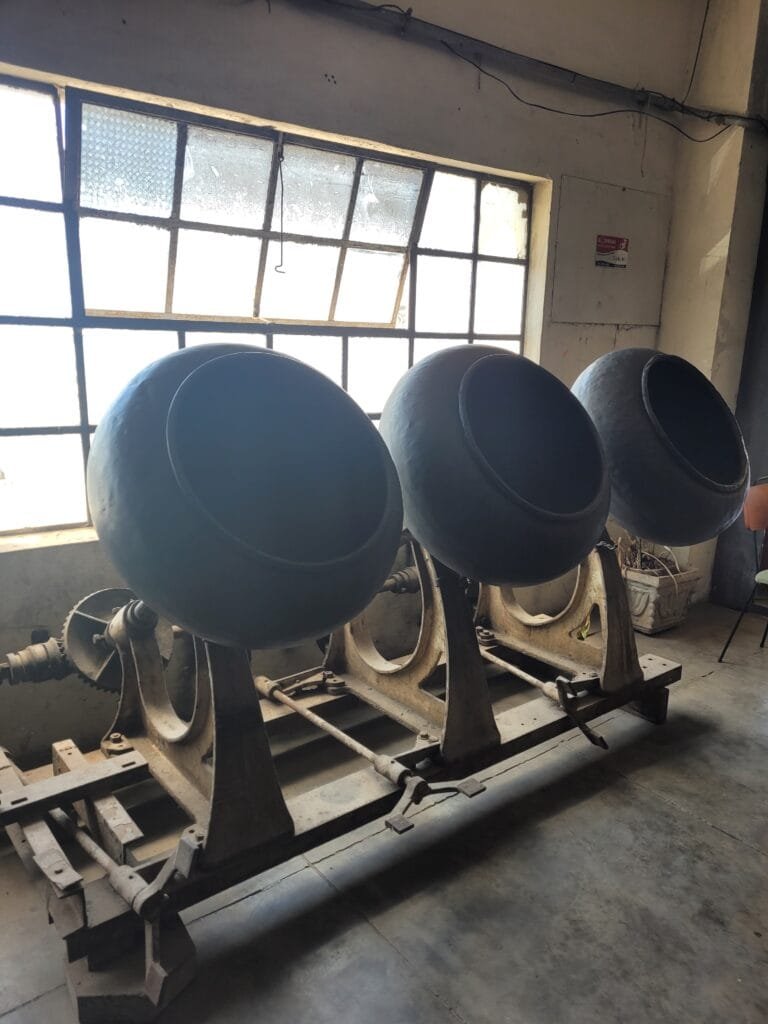 Historic equipment from the former Bhering industry