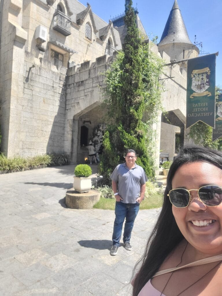 Fachada medieval do Castelo de Itaipava em Itaipava Petrópolis RJ