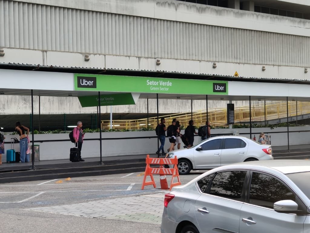 Uber no aeroporto Galeão: Mudança do local de embarque