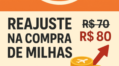 Smiles reajuste compra milhas