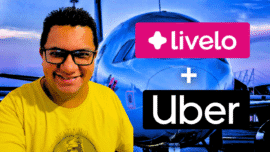 Parceria entre uber e livelo