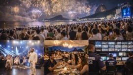 Agentes da Prefeitura do Rio organizam segurança e limpeza para o Réveillon 2026.