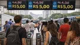 Reajuste na passagem no Rio