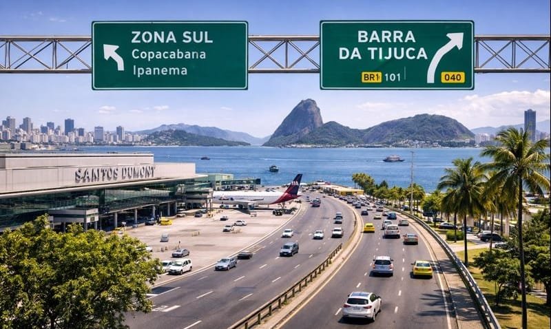 Como ir do Aeroporto Santos Dumont para hotéis do Rio de Janeiro 4 Opções de transporte do Aeroporto Santos Dumont para hotéis do Rio de Janeiro