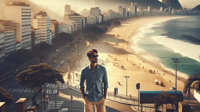 Viajante solo curtindo o Rio de Janeiro com segurança e liberdade