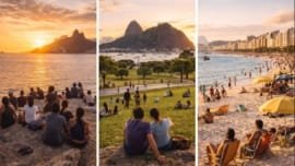 Free things to do in Rio de Janeiro including beaches, parks, and outdoor activities enjoyed by locals