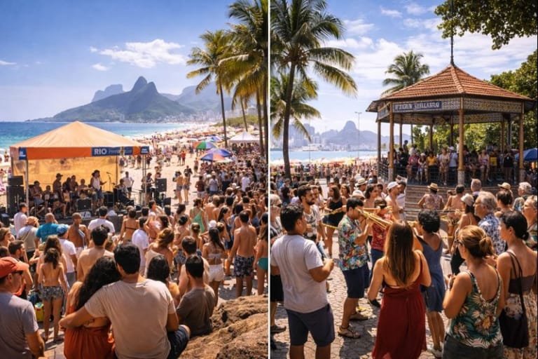 Eventos gratuitos ao ar livre no Rio de Janeiro em janeiro