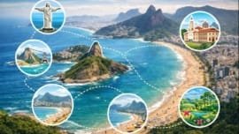 Roteiro no Rio de Janeiro dia a dia com mapa interativo das atrações