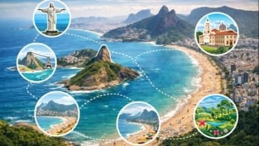Roteiro no Rio de Janeiro dia a dia com mapa interativo das atrações