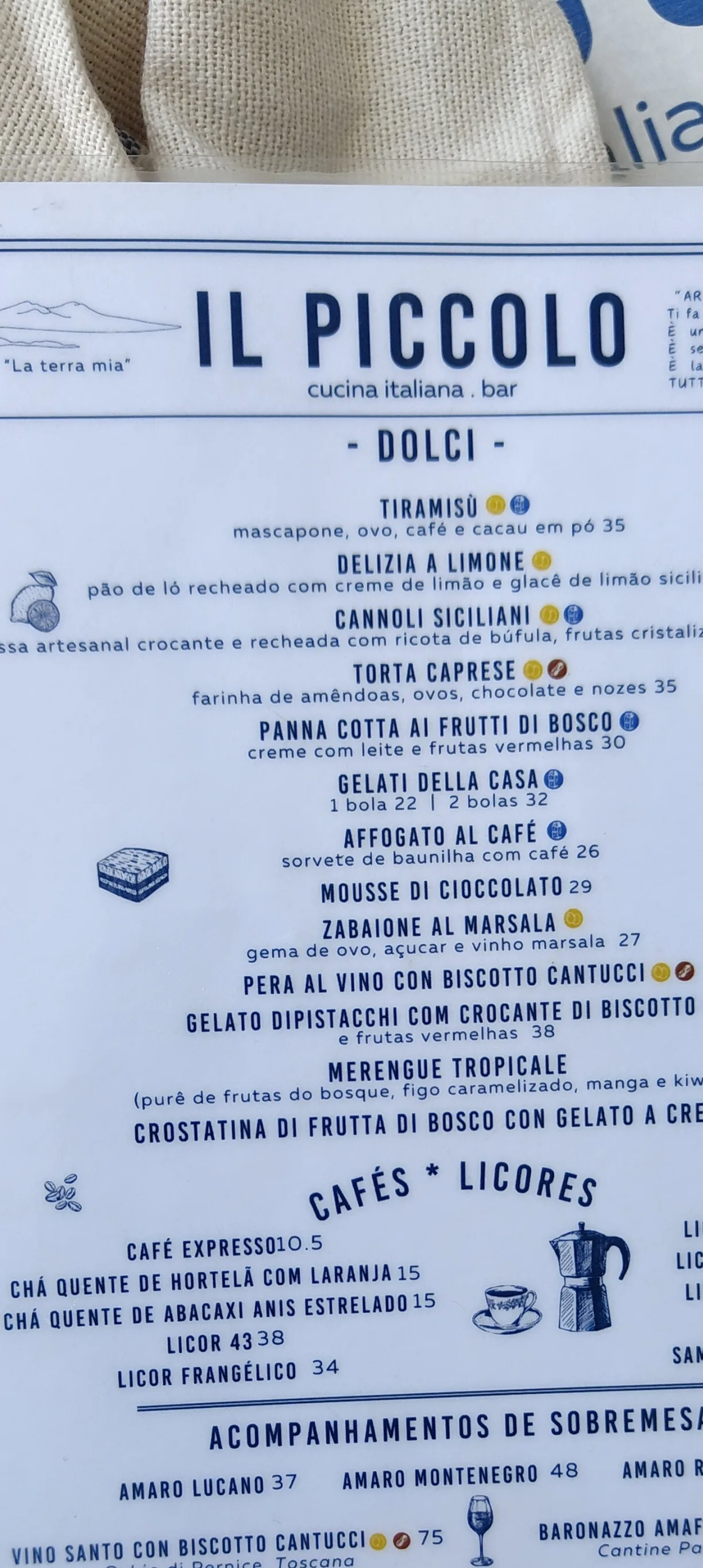 Edifício Touring Rio de Janeiro: restaurantes, preços e se vale a pena 4 Prato italiano servido no Il Piccolo Rio de Janeiro com vista para a Baía