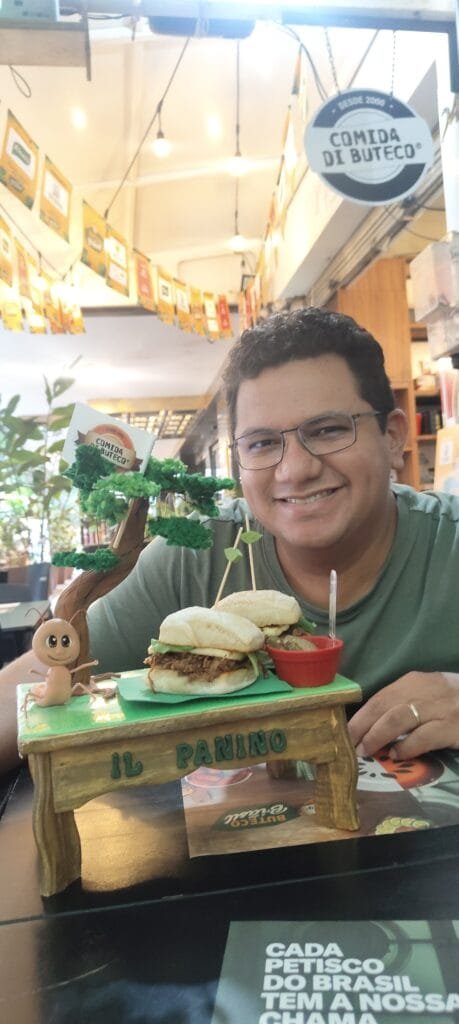 experiencia no il panino copacabana comida di buteco 2026 provando sanduiche de cupim