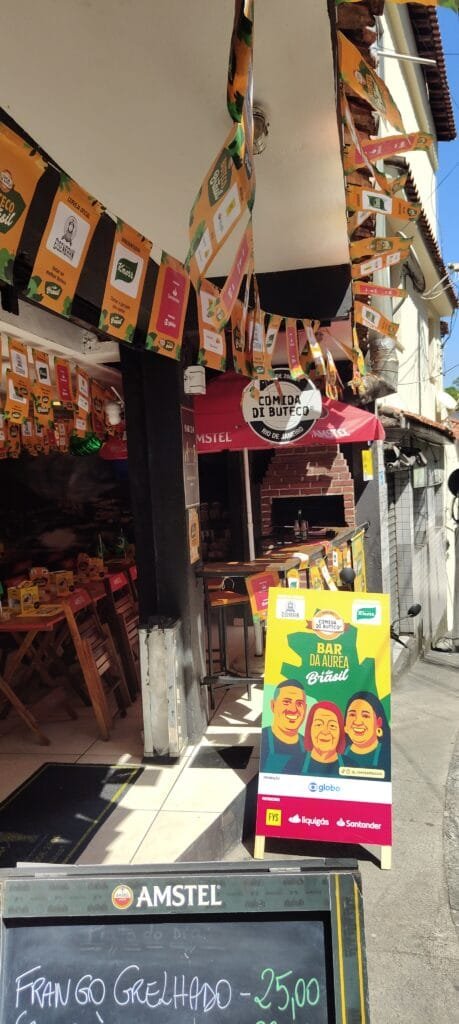 Bar da Áurea no Leme durante o Comida di Buteco no Rio de Janeiro