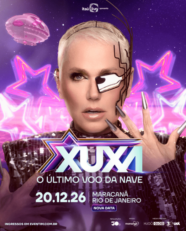 Xuxa O Último Voo da Nave no Maracanã no Rio de Janeiro em 2026