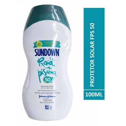 Protetor solar FPS 50 para praia e passeios ao ar livre
